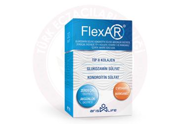 FLEXAR TIP II KOLAJEN, GLUKOZAMIN SULFAT, KONDROITIN SULFAT ICEREN TAKVIYE EDICI GIDA  30 tablet