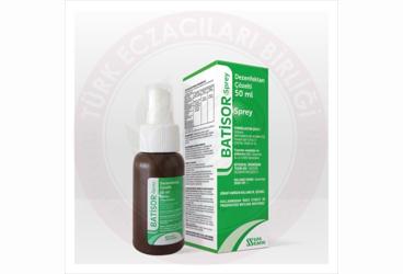 BATISOR DEZENFEKTAN COZELTI SPREY  50 ml şişe