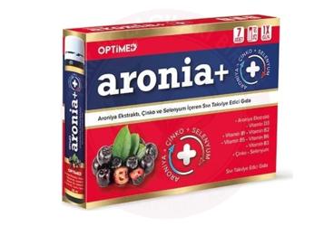 OPTIMED ARONIA+ ARONIYA EKSTRAKTI, CINKO VE SELENYUM ICEREN SIVI TAKVIYE EDICI GIDA  7x25 ml şişe