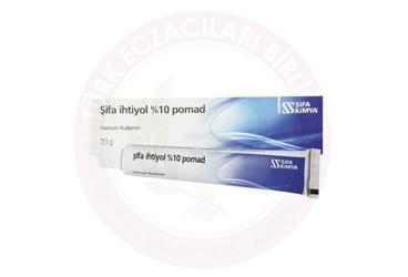 SIFA IHTIYOL POMAD %10 20 g tüp