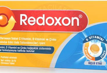 REDOXON UCLU ETKI C VITAMINI, D VITAMINI, CINKO ICEREN EFERVESAN TABLET  20 tablet