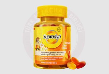 SUPRADYN KIDS MAGIC MULTIVITAMIN VE MINERAL ICEREN CIGNENEBILIR DRAJE  60 tablet