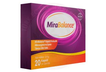 MIRABALANCE PROBIYOTIK MIKROORGANIZMA ICEREN TAKVIYE EDICI GIDA  20 kapsül