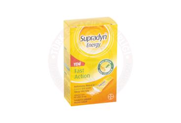 SUPRADYN ENERGY FAST ACTION MULTIVITAMIN, MINERAL VE KOENZIM Q10 ICEREN SASE  10 saşe