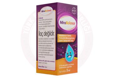 MIRABALANCE DAMLA COCUKLAR ICIN TAKVIYE EDICI GIDA  5 ml şişe