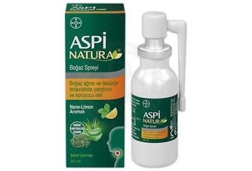 ASPI NATURA BOGAZ SPREYI  20 ml şişe