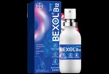 BEXOL B12 SPREY TAKVIYE EDICI GIDA  15 ml şişe