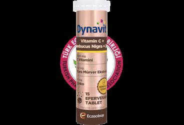 DYNAVIT VITAMIN C, SAMBUCUS NIGRA VE CINKO ICEREN EFERVESAN TABLET  15 tablet