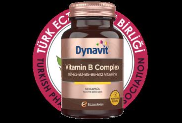 DYNAVIT VITAMIN B COMPLEX TAKVIYE EDICI GIDA KAPSUL  50 kapsül