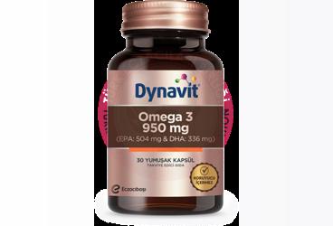 DYNAVIT OMEGA 3 TAKVIYE EDICI GIDA 950 mg 30 kapsül