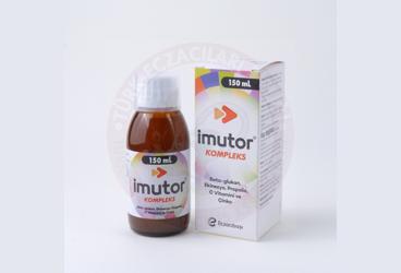 IMUTOR KOMPLEKS BETA-GLUKAN, EKINEZYA, PROPOLIS, C VITAMINI VE CINKO ICEREN TAKVIYE EDICI GIDA  150 ml şişe