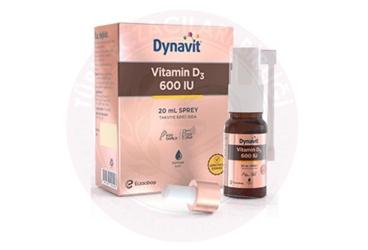 DYNAVIT VITAMIN D3 ICEREN TAKVIYE EDICI GIDA 600 IU 20 ml şişe