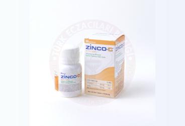 ZINCO-C VITAMIN VE MINERAL ICEREN TAKVIYE EDICI GIDA 15 mg/30 mg 30 tablet