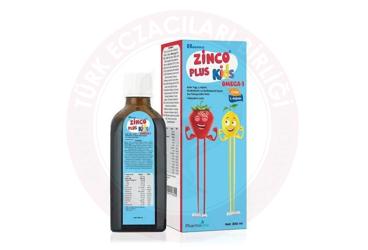 ZINCO PLUS KIDS BALIK YAGI, L-ARJININ, MULTIVITAMIN VE MULTIMINERAL ICEREN SIVI TAKVIYE EDICI GIDA  200 ml şişe
