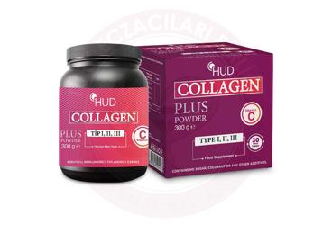 HUD COLLAGEN PLUS POWDER TIP I, II, III KOLAJEN ICEREN TAKVIYE EDICI GIDA  300 g toz