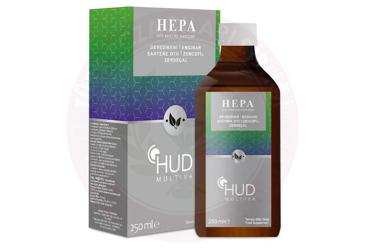 HUD MULTIVA HEPA DEVEDIKENI, ENGINAR, SAHTERE, ZENCEFIL, ZERDECAL EKSTRAKTI VE KOLIN ICEREN TAKVIYE EDICI GIDA  250 ml şişe