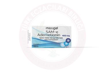 MAXIGAL SAM-E ADEMETIONIN ICEREN TAKVIYE EDICI GIDA TABLET  24 tablet