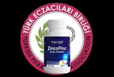 MAXIGAL ZINCOPINC CINKO ICEREN TAKVIYE EDICI GIDA TABLET  120 tablet