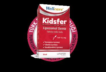 WELLCARE KIDSFER LIPOZOMAL DEMIR ICEREN TAKVIYE EDICI GIDA  30 ml şişe