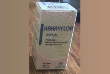 HAKAYFLOR PROBIYOTIK MIKROORGANIZMA KAPSUL  10 kapsül