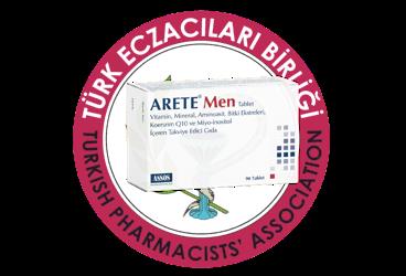 ARETE MEN TABLET VITAMIN, MINERAL, AMINOASIT, BITKI EKSTRELERI, KOENZIM Q10 VE MIYO-INOSITOL ICEREN TAKVIYE EDICI GIDA  90 tablet
