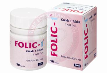 FOLIC-1 TABLET  90 tablet