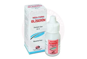 MEGA-FARMA GLISERIN DAMLALIKLI  30 ml şişe