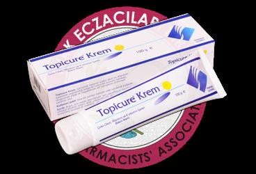 TOPICURE CINKO OKSIT, ALLANTOIN VE E VITAMINI ICEREN BAKIM KREMI %25 100 g tüp