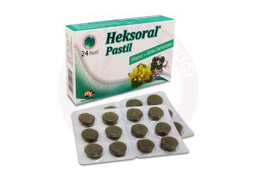 HEKSORAL PASTIL IHLAMUR + AFRIKA SARDUNYASI  24 pastil