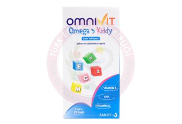 OMNIVIT OMEGA3 KIDDY KASIK  20x5 ml kaşık