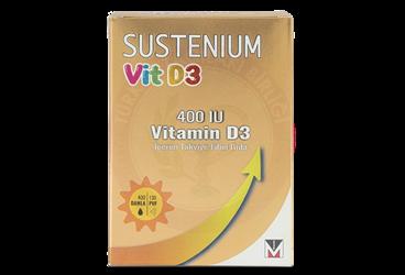 SUSTENIUM VIT D3 VITAMIN D3 ICEREN TAKVIYE EDICI GIDA SPREY 400 IU 20 ml şişe
