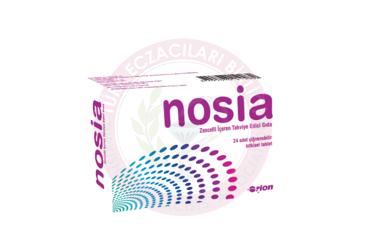NOSIA ZENCEFIL ICEREN TAKVIYE EDICI GIDA  24 tablet