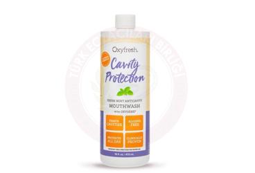 OXYFRESH CAVITY PROTECTION FLORURLU AGIZ BAKIM SUYU  473 ml şişe