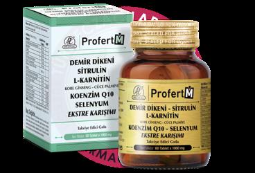 PROFERT M DEMIR DIKENI, SITRULIN, L-KARNITIN, KOENZIM Q10, SELENYUM ESKTRE KARISIMI TABLET  60 tablet