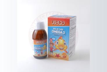 FISHO PORTAKALLI BALIK YAGI SURUBU  100 ml şişe