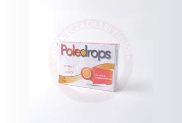 POLEDROPS VITAMIN C & PORTAKALLI PASTIL  24 pastil