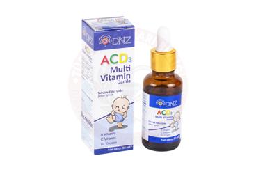 DNZ ACD3 MULTIVITAMIN DAMLA  30 ml şişe