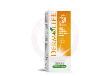 DERMOLIFE SPF50 LEKE KARSITI KORUYUCU YUZ VE VUCUT KREMI  100 ml