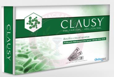 CLAUSY PROBIYOTIK MIKROORGANIZMA ICEREN TAKVIYE EDICI GIDA - YETISKIN  10x5 ml flakon