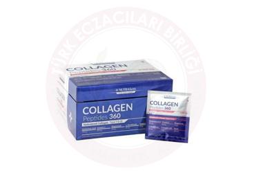 NUTRAFARM COLLAGEN PEPTIDES 360 TAKVIYE EDICI GIDA SASE  30 saşe