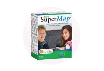 HYPER SUPERMAP INOSITOL, KOLIN, VITAMIN VE MINERALLER ICEREN TAKVIYE EDICI GIDA  30 kapsül