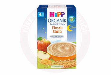 HIPP ORGANIK IYI GECELER TAHIL BAZLI EK GIDA SUTLU ELMALI  250 g toz
