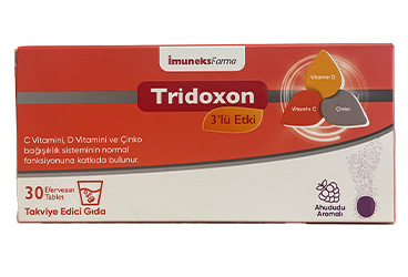 TRIDOXON EFERVESAN TAKVIYE EDICI GIDA  30 tablet