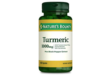 NATURES BOUNTY TURMERIC PLUS BLACK PEPPER EXTRACT KAPSUL 1000 mcg 60 kapsül