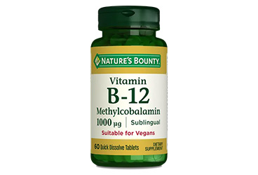 NATURES BOUNTY VITAMIN B12 METHYLCOBALAMIN DILALTI TABLET 1000 mcg 60 tablet