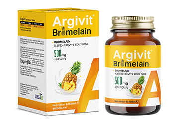 ARGIVIT BROMELAIN TAKVIYE EDICI GIDA  60 tablet