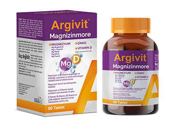 ARGIVIT MAGNIZINMORE TAKVIYE EDICI GIDA  60 tablet