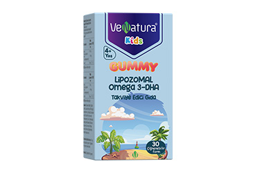 VENATURA KIDS LIPOZOMAL OMEGA-3 DHA GUMMY TAKVIYE EDICI GIDA  30 tablet