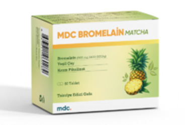 MDC BROMELAIN MATCHA TAKVIYE EDICI GIDA TABLET  60 tablet