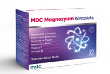 MDC MAGNEZYUM KOMPLEKS TAKVIYE EDICI GIDA SASE  30 saşe